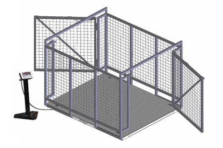 ВТП-П-4-1/6-Ж-1-2020 (ВТ-1А-IP65) (нерж) - Весы для взвешивания животных - 1