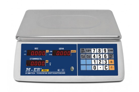 M-ER 223 AC-15.2 "Mary" LCD - Торговые электронные весы - 1